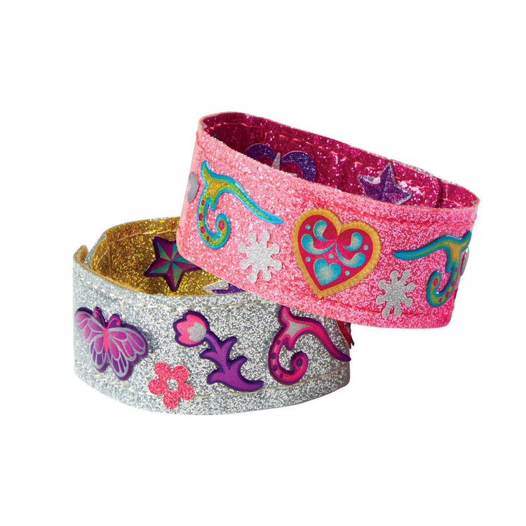 The front of the box for the Melissa & Doug Design-Your-Own Bracelets With 100+ Sparkle Gem and Glitter Stickers